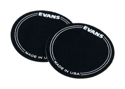 Evans | EQPB1 | Patch grosse caisse noir x2