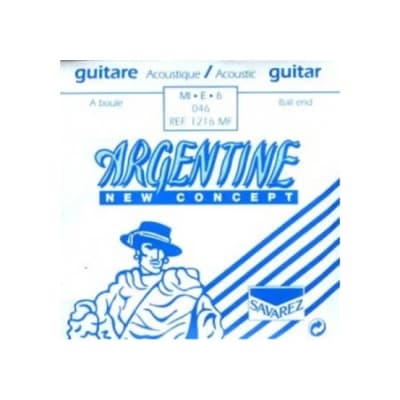 Savarez | Cordes pour Guitare Acoustique Argentine Mi6 .046w | À l'unité