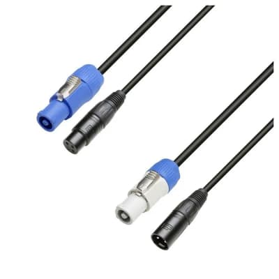 Adam Hall | Power Twist Power et 3-Pin DMX Cable | 1.5m
