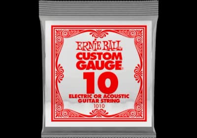Ernie Ball | Plain Steel .010 | À l'unité