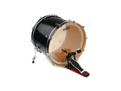 Evans | EQ1 Clear Peau de Grosse Caisse Frappe | Transparente