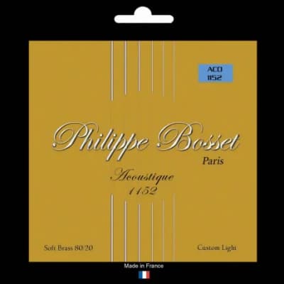 Philippe Bosset | PBACO1152 | Soft Brass 80/20 Custom Light 11-52