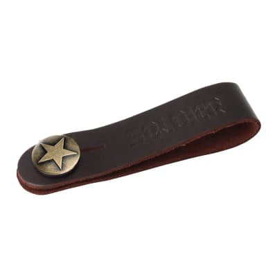 Soldier | BS01SB | Attache sangle cuir Shining Brown & Star
