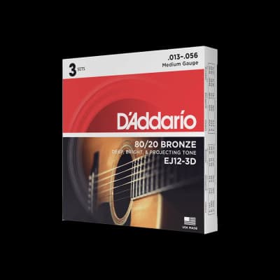 D'Addario | EJ12 | 80/20 Bronze Medium 13-56