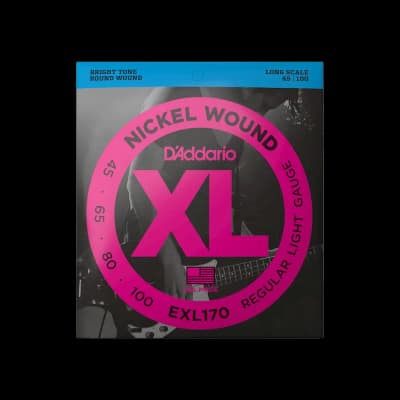 D'Addario | EXL170 | Nickel Wound Bass Light 45-100 Long Scale