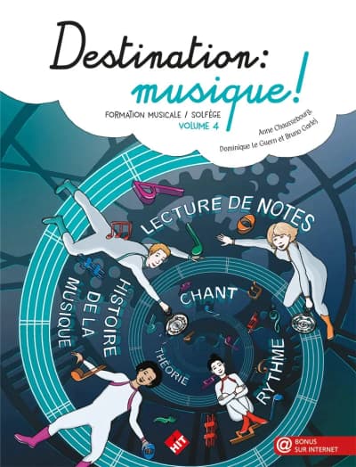 Editions Billaudot | Destination musique 4 | Formation musicale solfège