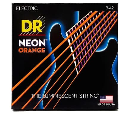 DR Strings | Neon Hi-Def Orange Superstrings | Light