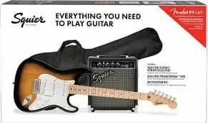 Squier | Sonic Stratocaster Pack | 2-Color Sunburst