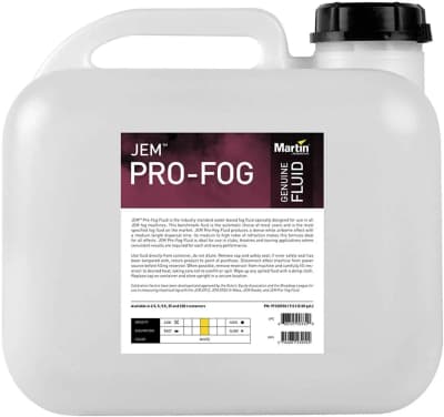 JEM | Pro-Fog smoke fluid | Densité moyenne, 9,5 litres