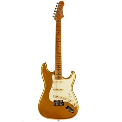 Jet Guitars | JS-300 Roasted Maple | Gold