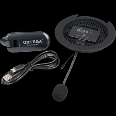 Ortega | OSWS100 Wireless Soundhole Pickup System | Noir