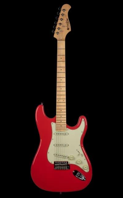Prodipe Guitars | ST80 MA | Fiesta Red