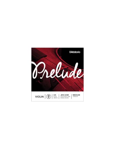 D'Addario | Prelude Violin D String | 3/4 Taille Tension Moyenne