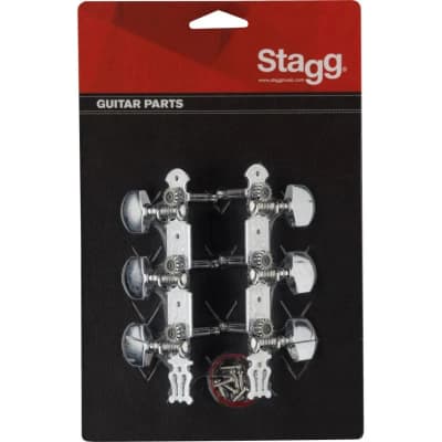 Stagg | Mécaniques Western 3+3 | Chrome