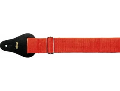Stagg | Sangle guitare en nylon tissé Rautenmuster | Rouge