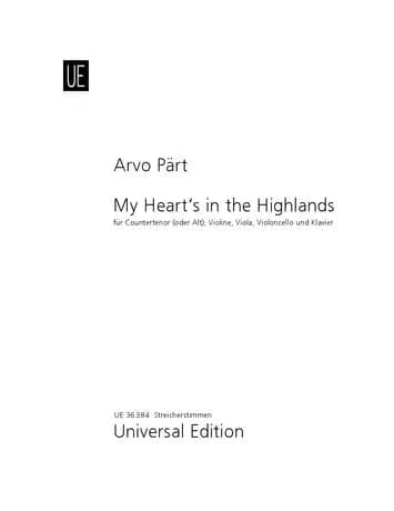 Universal Edition | My Heart's in the Highlands