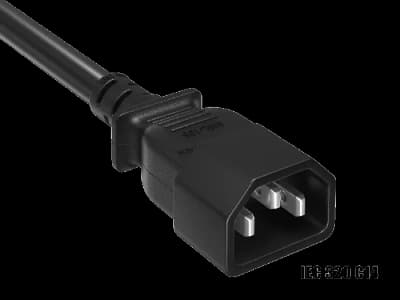 Value | Câble d'Alimentation IEC 320 C14 - C13 | Noir 3m