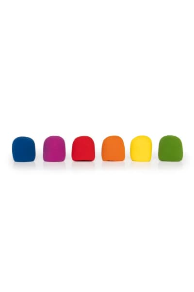 Stagg | Microphone Wind Shields | Multi Couleurs (Pack de 6)