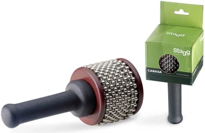 Stagg | Cabasa professionnelle en bois | Petite