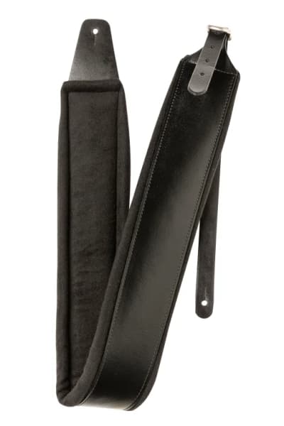 Stagg | Pad/Leather Style | Black with Chrome Buckle