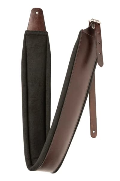 Stagg | Pad/Leather Style | Marron avec Boucle Chromée