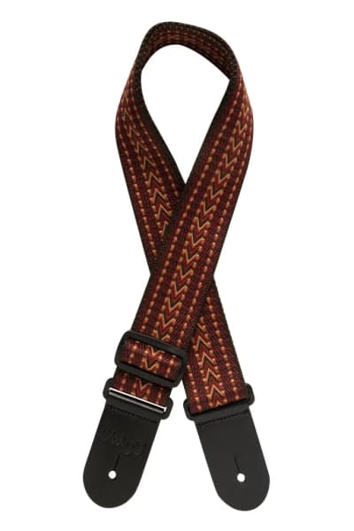 Stagg | Sangle Coton Tissé Chevron | Rouge