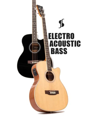 Stagg | Mini-Jumbo Electro-Acoustique | Brown Sunburst