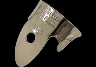 Jim Dunlop | 33P.018 Nickel Silver Finger and Thumbpick | Player Pack (Pack de 5)