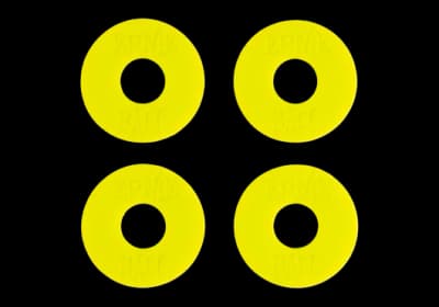 Ernie Ball | 5622 Strap Blocks | Vert (Pack de 4)
