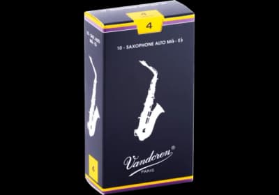 Vandoren | Anches Saxophone Alto Traditional | Force 4 (Boîte de 10)
