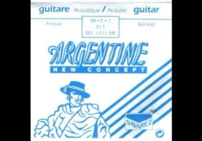 Savarez | Corde Simple Guitare Acoustique Argentine E1-1211MF À Boule