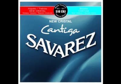 Savarez | 510CRJ New Cristal Cantiga | Tension Mixte Rouge-Bleu