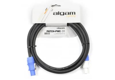 Algam Lighting | Rallonge d'alimentation PowerCon 3M | Noir