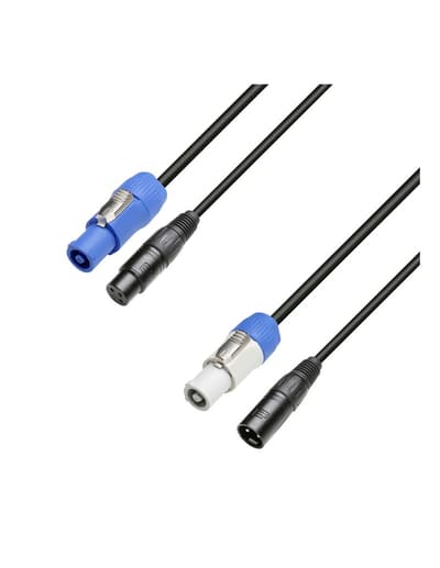 Adam Hall | 3 STAR H PCON D 0500 | Hybride Power & DMX XLR 5 m