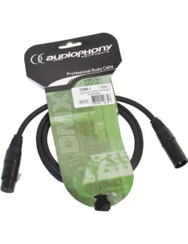 Audiophony | CDMX-1 | Cable DMX XLR 3 points 1 m