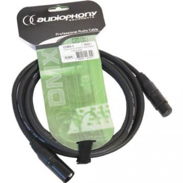 Audiophony | CDMX-3 | Cable DMX XLR 3 points 3 m