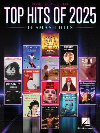 Hal Leonard | Top Hits of 2025 | Piano/Vocal/Guitar