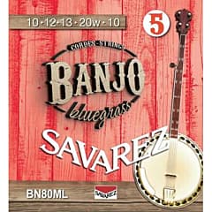 Savarez | BN80ML | Jeu de cordes banjo 5 cordes