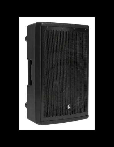 Stagg | AS15B | Enceinte active 15" sur batterie + 2 micros UHF
